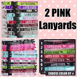 PINK Lanyards! 2 Love PINK Lanyards Your Choice